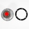 Stemco Hubcap, Wheel, Front, Alum, 6 Hole, W/ Side Plug 5-1/2 Bc, W/ Large Red Fill Plug And Side Fill 303-4009 - alternate 2